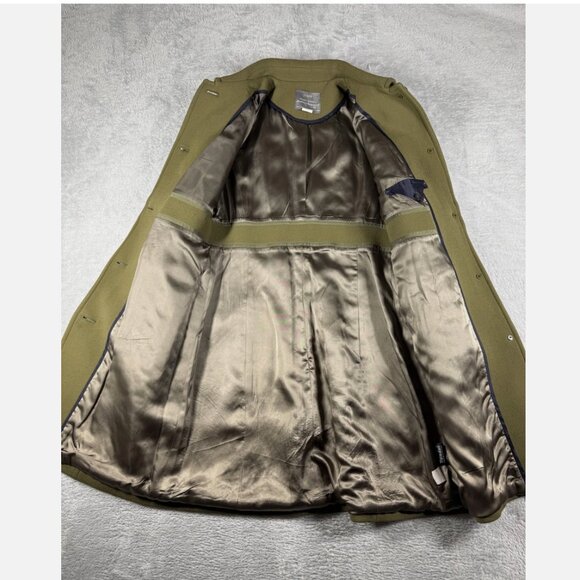 J. Crew Warm Olive Wool Lady Day Green thinsulate Coat 6 - Picture 10 of 15